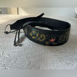 Brighton floral wrap belt